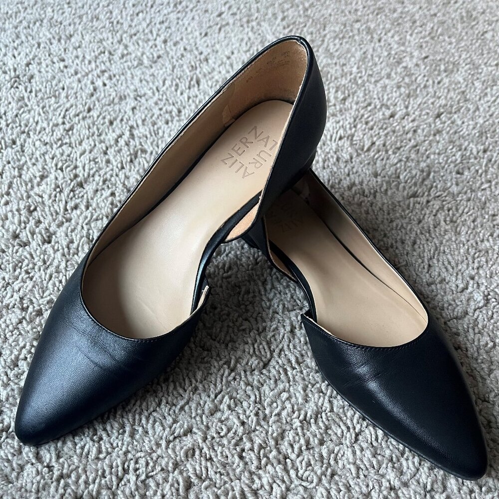 Naturalizer Samantha Pointed Toe D'Orsay Slip On Ballet Flat